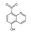 5-hydroxy-8-nitroquinoline结构式