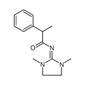 N-(1,3-dimethylimidazolidin-2-ylidene)-2-phenylpropanamide Structure