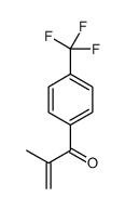 2-methyl-1-[4-(trifluoromethyl)phenyl]prop-2-en-1-one结构式