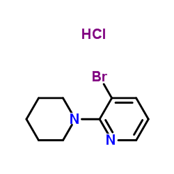 3-BROMO-2-PIPERIDIN-1-YLPYRIDINE结构式