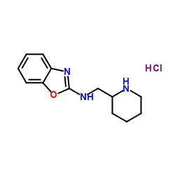 Benzooxazol-2-yl-piperidin-2-ylmethyl-amine hydrochloride结构式