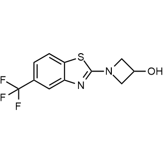 1-(5-(三氟甲基)苯并噻唑-2-基)氮杂环-3-醇图片