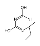 1,3,5-Triazine-2,4(1H,3H)-dione,6-ethyldihydro-6-methyl-(9CI)结构式