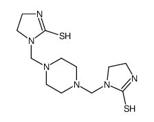 1,1'-(piperazine-1,4-diyldimethylene)diimidazolidine-2-thione Structure