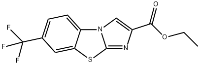 7-(trifluoromethyl)imidazo[2,1-b]benzothiazole-2-carboxylic acid ethyl ester结构式