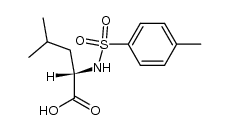 L-N-(4-methylbenzenesulfonyl)leucine结构式