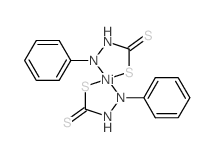 Nickel,bis(2-phenylhydrazinecarbodithioato-N2,S)- (9CI) picture