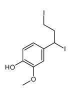 4-(1,3-diiodopropyl)-2-methoxyphenol结构式