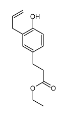 ethyl 3-(4-hydroxy-3-prop-2-enylphenyl)propanoate Structure