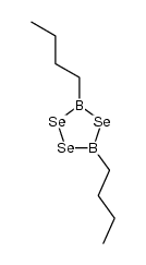 2,5-dibutyl-1,3,4,2,5-triselenadiborolane Structure