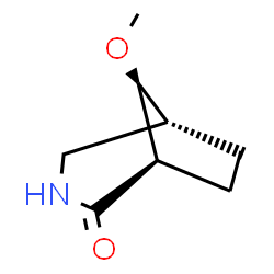 3-Azabicyclo[3.2.1]octan-2-one,8-methoxy-,syn-(9CI)结构式