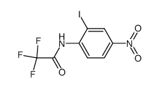 4-nitro-2-iodo-trifluoroacetanilide Structure