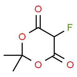 1,3-Dioxane-4,6-dione,5-fluoro-2,2-dimethyl-(9CI) structure