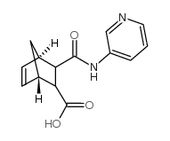 2-(pyridin-3-ylcarbamoyl)bicyclo[2.2.1]hept-5-ene-3-carboxylic acid结构式