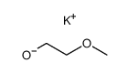 POTASSIUM B-METHYOXYETHOXIDE结构式