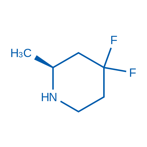 (S)-4,4-二氟-2-甲基哌啶结构式