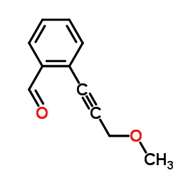 2-(3-Methoxy-1-propyn-1-yl)benzaldehyde Structure