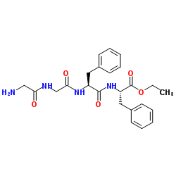 H-Gly-Gly-Phe-Phe-OEt acetate salt结构式