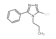 5-phenyl-4-propyl-4H-1,2,4-triazole-3-thiol结构式