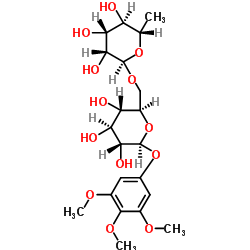 3,4,5-三甲氧基苯酚芦丁糖甙结构式