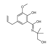 5-Allyl-N-(2-hydroxy-1,1-dimethylethyl)-2-hydroxy-m-anisamide Structure