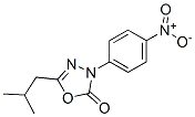 2-Isobutyl-4-(p-nitrophenyl)-1,3,4-oxadiazol-5(4H)-one structure