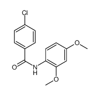 4-Chloro-N-(2,4-dimethoxyphenyl)benzamide结构式