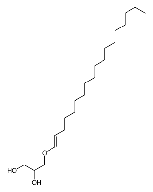 3-octadec-1-enoxypropane-1,2-diol Structure