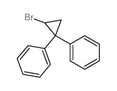 (2-bromo-1-phenyl-cyclopropyl)benzene结构式