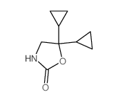 2-Oxazolidinone,5,5-dicyclopropyl- Structure