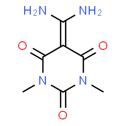 2,4,6(1H,3H,5H)-Pyrimidinetrione,5-(diaminomethylene)-1,3-dimethyl-(9CI) structure