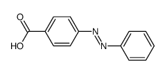 (E)-4-(phenyldiazenyl)benzoic acid Structure