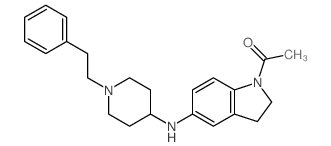 1-ACETYL-N-[1-(2-PHENYLETHYL)PIPERIDIN-4-YL]-INDOLIN-5-AMINE图片