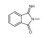 3-imino-2-methyl-2,3-dihydroisoindol-1-one Structure