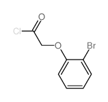 (2-Bromophenoxy)acetyl chloride Structure