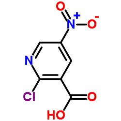 2-Chloro-5-nitronicotinic acid Structure