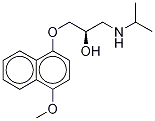 (R)-4-Methoxy Propranolol Structure