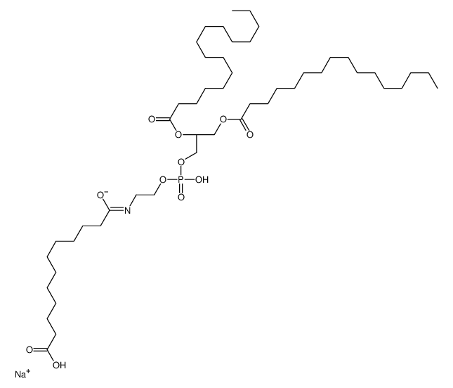 sodium,2-(11-carboxyundecanoylamino)ethyl [(2R)-2,3-di(hexadecanoyloxy)propyl] phosphate picture