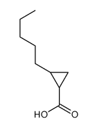 trans-2-pentylcyclopropanecarboxylic acid结构式