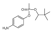 4-[3,3-dimethylbutan-2-yloxy(methyl)phosphoryl]oxyaniline Structure