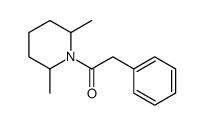 1-(2,6-dimethylpiperidin-1-yl)-2-phenylethanone结构式