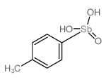 p-Methylphenylstibonic acid结构式