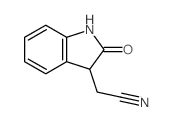 2-(2-氧代-3-吲哚)乙腈结构式