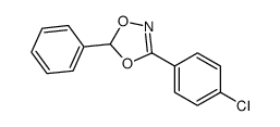 3-(4-chlorophenyl)-5-phenyl-1,4,2-dioxazole structure