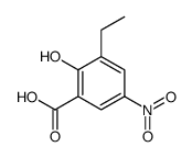 3-ethyl-2-hydroxy-5-nitrobenzoic acid Structure