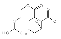 6-(2-propan-2-ylsulfanylethoxycarbonyl)-7-oxabicyclo[2.2.1]heptane-5-carboxylic acid结构式