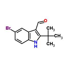 5-BROMO-2-TERT-BUTYL-1H-INDOLE-3-CARBALDEHYDE Structure