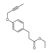 ethyl 3-(4-but-2-ynoxyphenyl)propanoate Structure