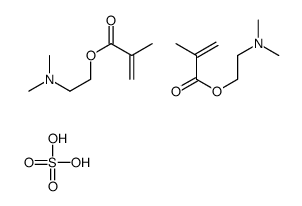 2-(dimethylamino)ethyl 2-methylprop-2-enoate,sulfuric acid结构式