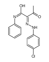 2-[(4-chlorophenyl)hydrazinylidene]-3-oxo-N-phenylbutanamide Structure